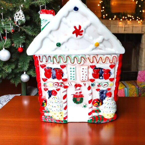 Candy & Ice Cream Gingerbread House Cookie Jar by MSRF Design Studio - Picture 9 of 11